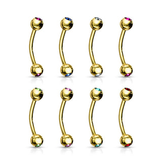 Eyebrow Piercing Ball Zirconia