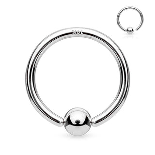 Solid Gold 14 Carat Ring Whitegold Bendable
