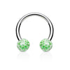 Horseshoe Acrylic Ultra Glitter Ball