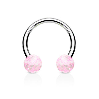 Horseshoe Acrylic Ultra Glitter Ball