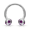 Horseshoe Ball Zirconia