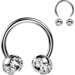 Horseshoe Ball Zirconia