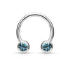 Horseshoe Zirconia Ball