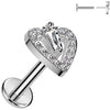 Labret Cuore Push-In
