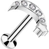 Labret Lune Étoile Enfoncer
