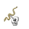 Titanium Stud Earring Snake