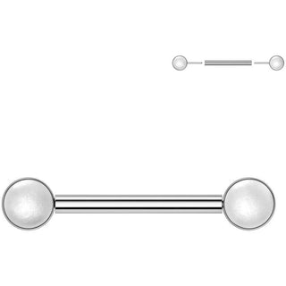 Titanio Piercing Capezzolo Perle Push-In