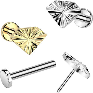 Titan Labret Diamant Push-In
