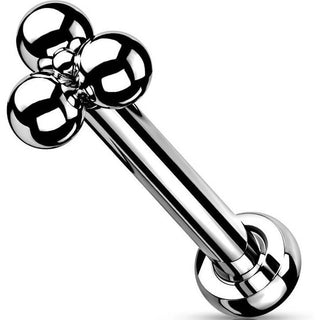 Titan Labret Dreieck Kugel  Push-In