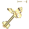 Titan Labret Schmetterling Push-In