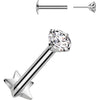 Titan Labret Zirkonia Stern Base Push-In