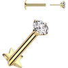 Titan Labret Zirkonia Stern Base Push-In