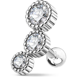 Barbell 3 Round Zirconia