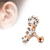 Barbell 3 Stars Zirconia