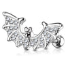 Barbell Bat Zirconia Gold Silver