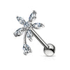 Barbell Flower Zirconia