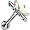 Barbell 5 zirconia marquise cut fan