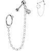 Value Pack barbell pearl chain hoop