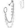 Value Pack barbell heart pearl chain heart hoop