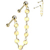 Value Pack two zirconia barbells chain