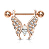 Nipple Piercing Butterfly Zirconia