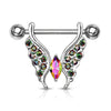 Nipple Piercing Butterfly Zirconia