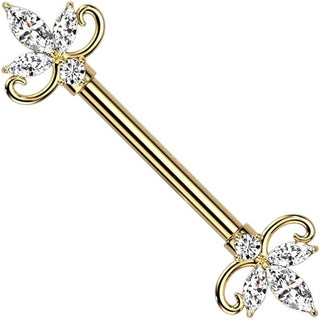 Nipple Piercing Double Heart
