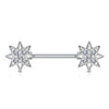 Nipple Piercing Star Zirconia