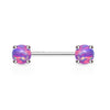 Nipple Piercing Opal Silver