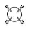 Fake Nipple Piercing Nipple clamp 4 Screws