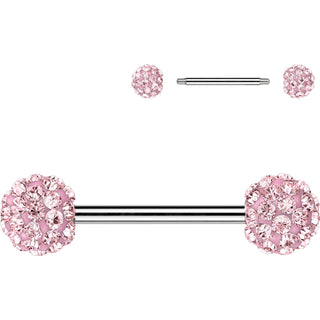 Nipple Piercing ferido crystal balls