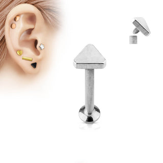 Labret Dreieck Flach Innengewinde