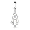 Belly Button Piercing Drop dangle Zirconia