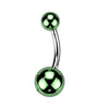Belly Button Piercing Acrylic Ball Glass Coating