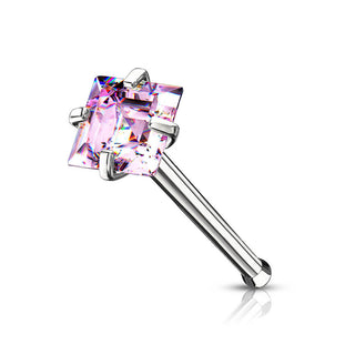 Nose Stud Square Zirconia