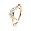 Ring Moon Zirconia Bendable