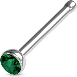 Nose Stud Zirconia Silver