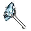 Nasenstecker Marquise Schliff Zirkonia