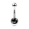 Piercing Ombelico Zircone a sfera