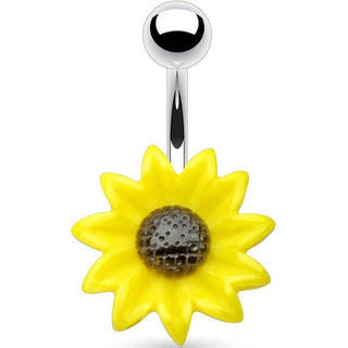 Piercing Ombelico Girasole