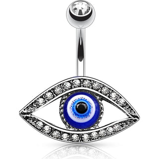 Belly Button Piercing Lucky Eye