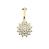 Belly Button Piercing Dahlia Zirconia