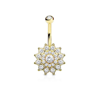 Belly Button Piercing Dahlia Zirconia