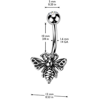 Piercing Nombril abeille