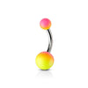 Piercing Ombelico Sfera Rivestimento in gomma