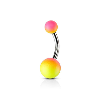 Piercing Ombelico Sfera Rivestimento in gomma