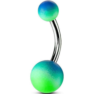 Piercing Ombelico Sfera Rivestimento in gomma