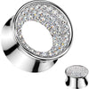 Tunnel cubic zirconia paved