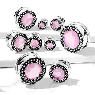 Plug Verre rose 