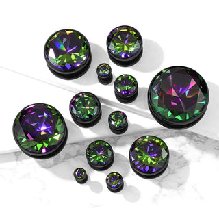 Plug Zirconia Noir 